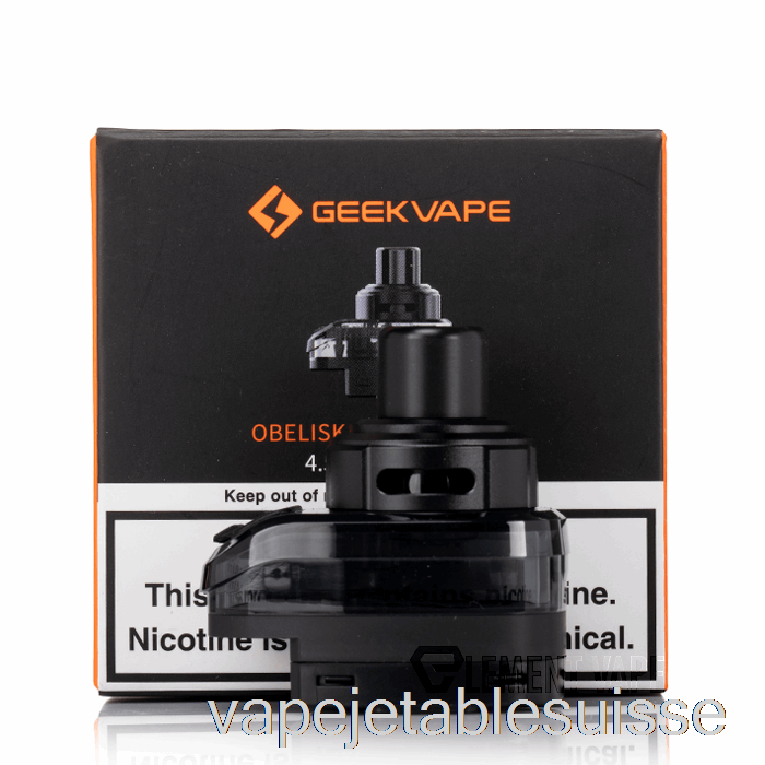 Vape Suisse Geek Vape Obélisque 65 Dosettes De Remplacement 4,5 Ml Obélisque 65 Dosettes